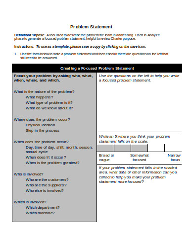 How to Make/Create a Problem Statement [Templates + Examples] 2023