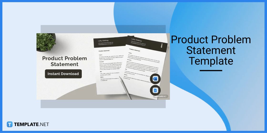 product problem statement template