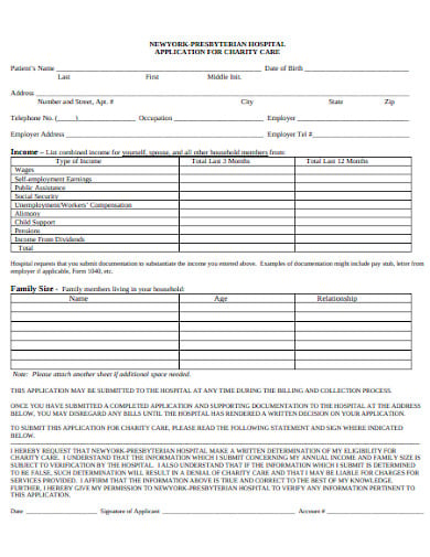 professional-charity-care-application-form