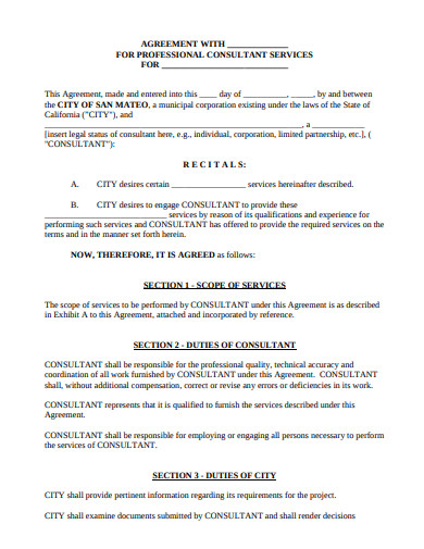 FREE 10+ Consultant Service Agreement Templates in PDF