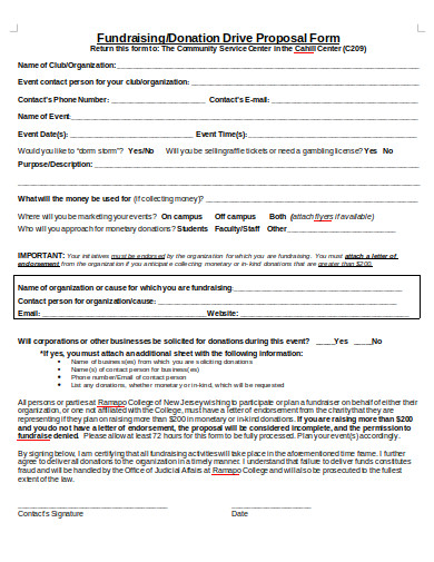 13+ Donation Proposal Templates - PDF, DOC