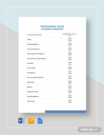 professional-house-cleaning-checklist-template