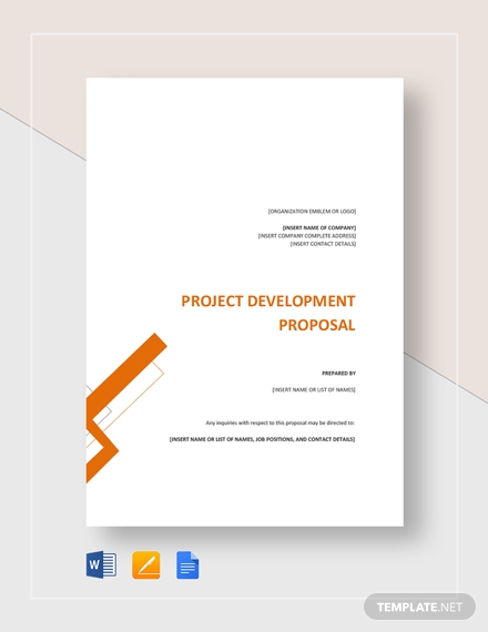 project development proposal