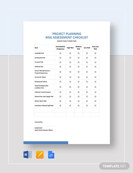 Planning Checklist Templates - Google Docs, MS Word, Pages, PDF