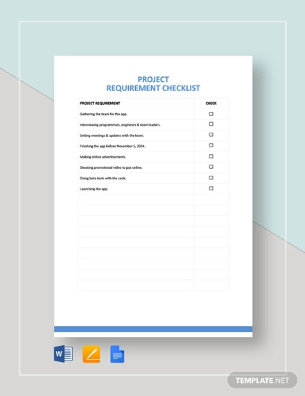 Project Checklist Template - 16+ Free Word, PDF Documents Download!