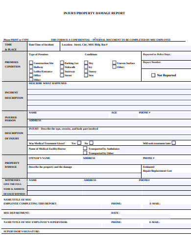 18+ Property Damage Report Templates in Google Docs | Word | Pages | PDF