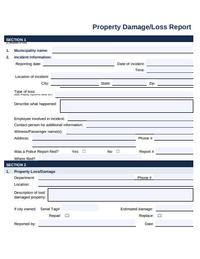 18+ Property Damage Report Templates in Google Docs | Word | Pages | PDF