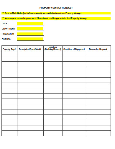 18+ Property Survey Templates in Doc | Excel | PDF
