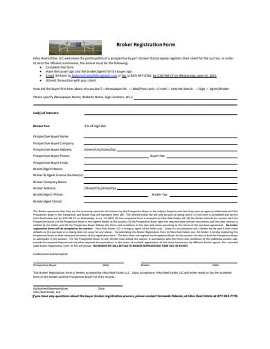 real-estate-broker-registration-form-template