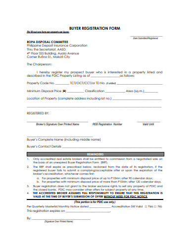 Property Register Sample 11+ FREE Real Estate Registration Form Templates - PDF, DOC