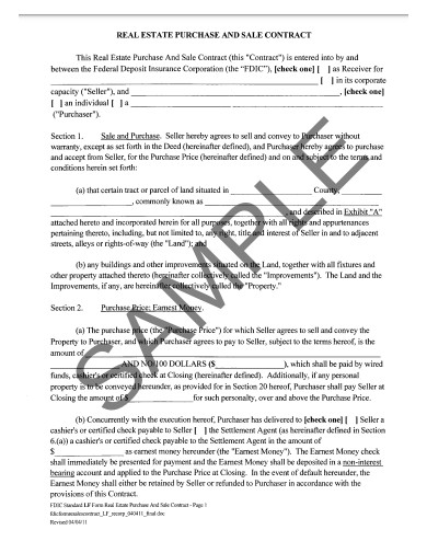 13+ FREE Real Estate Sales Contract Templates in Google Docs | Word ...