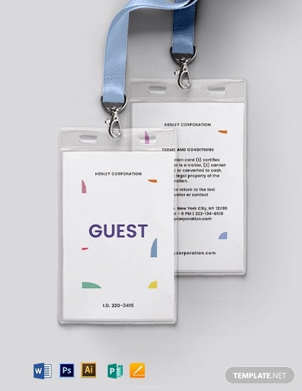reception-guest-id-card