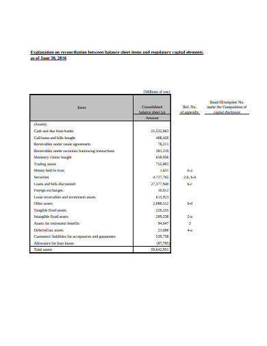 9+ Balance Sheet Reconciliation Templates in PDF