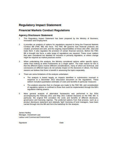 regulatory-impact-statement-example