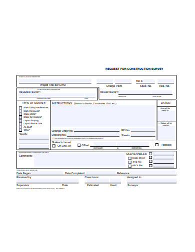 20+ FREE Construction Survey Templates in PDF | DOC
