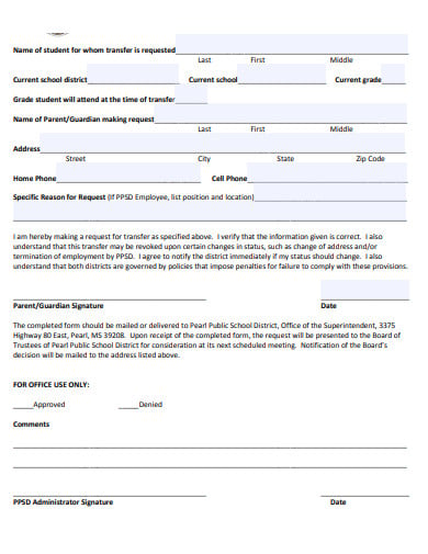 request-for-school-transfer-form