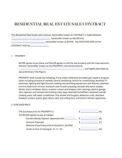residential-real-estate-sales-contract-template