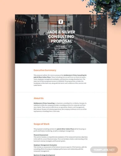 restaurant-consulting-proposal-template