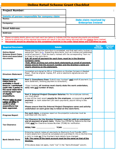 7+ Retail Daily Checklist Templates in PDF | DOC