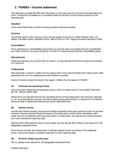 retail income statement template in pdf