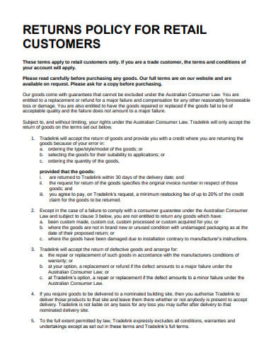 retail-return-customer-policy-template-in-pdf