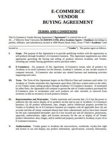 retail-vendor-condition-agreement