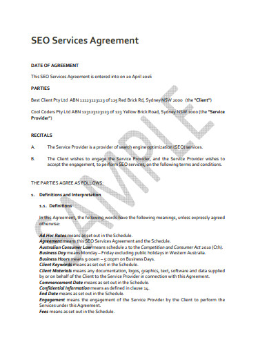 seo services agreement template