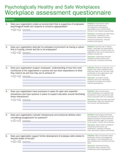 safe-workplace-assessment-questionnaire