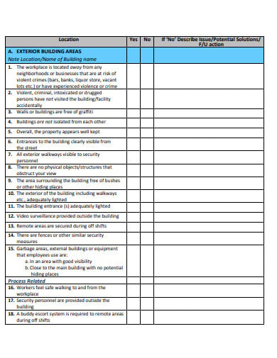 FREE 6+ Security Assessment Checklist Templates in PDF