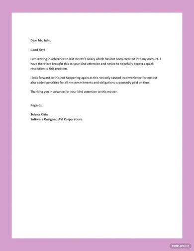 Salary Letter Templates - 24+ Free Sample, Example Format Download