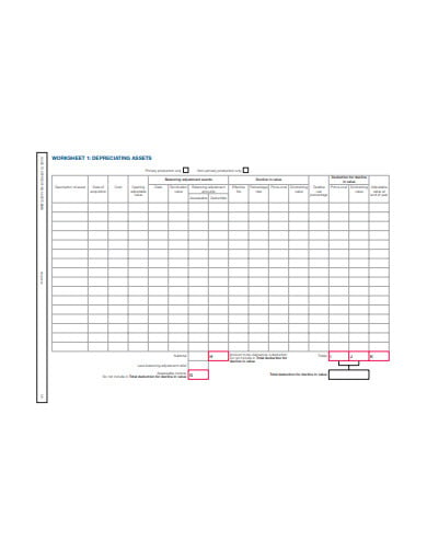 sample-assets-depreciation-worksheet-template