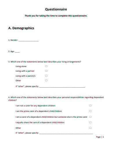 19-demographic-questionnaire-templates-in-pdf-microsoft-word