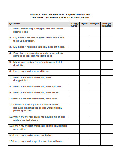 19+ Feedback Questionnaire Templates in PDF | Microsoft Word