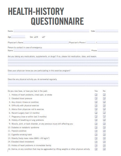 sample-health-history-questionnaire