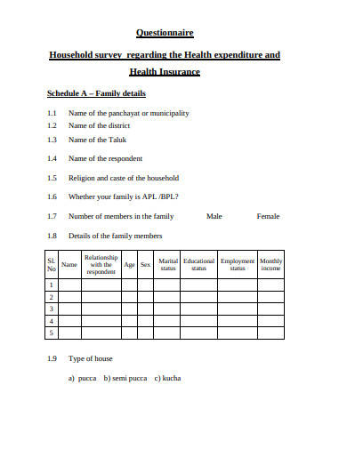 sample-health-survey-questionnaire-template