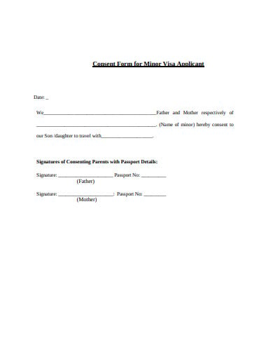 sample minor consent form in pdf