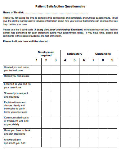 sample-patient-satisfaction-questionnaire-template