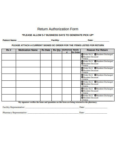 sample-return-authorization-form-in-pdf