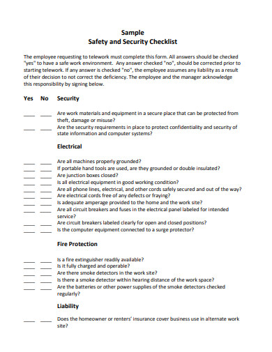sample-security-checklist