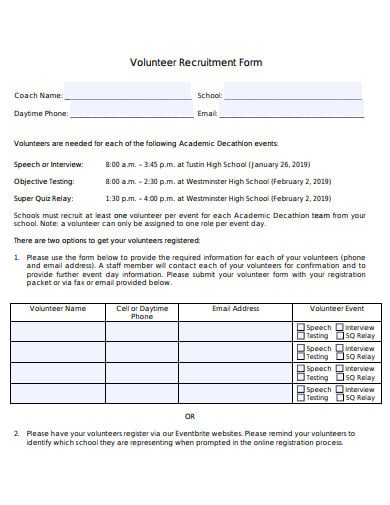 sample-volunteer-recruitment-form