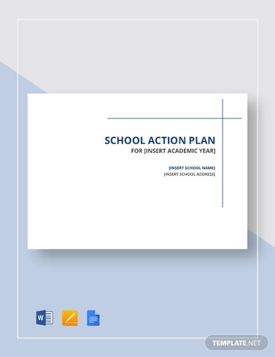 school action plan template