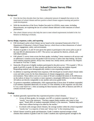 10+ School Climate Survey Templates in PDF | DOC