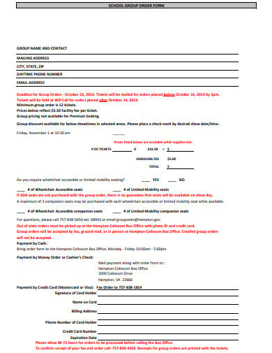 school-group-order-form-template