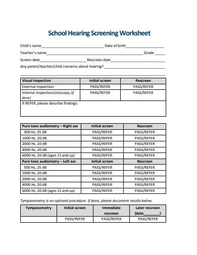 school-hearing-screening-worksheet