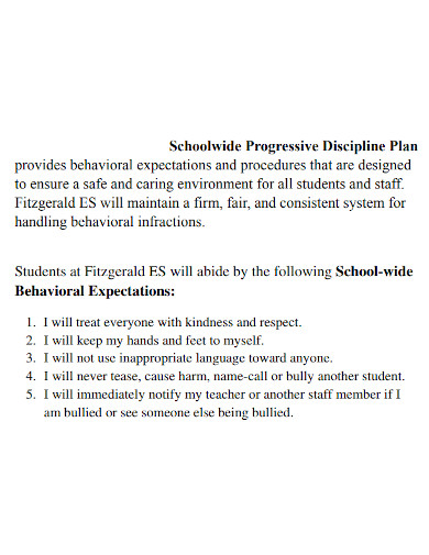 school-wide-progressive-discipline-plan-template