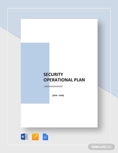 security-operational-plan-template