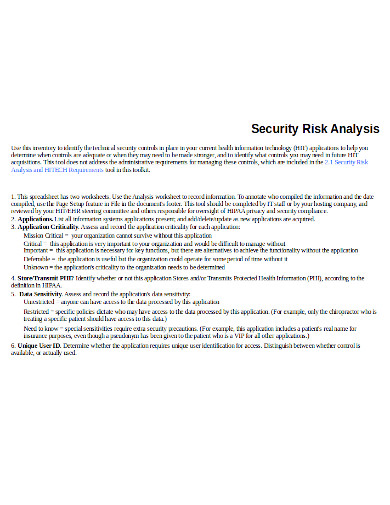 security-risk-analysis