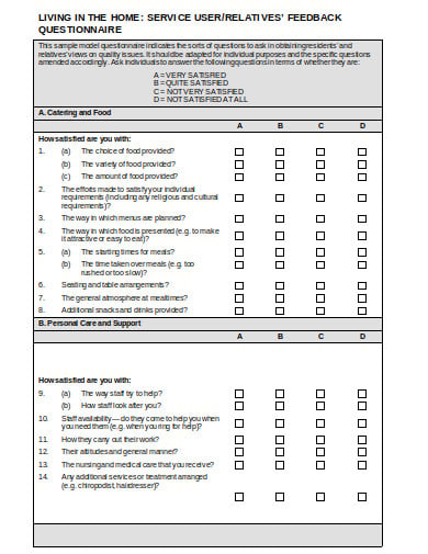service-user-feedback-questionnaire-template