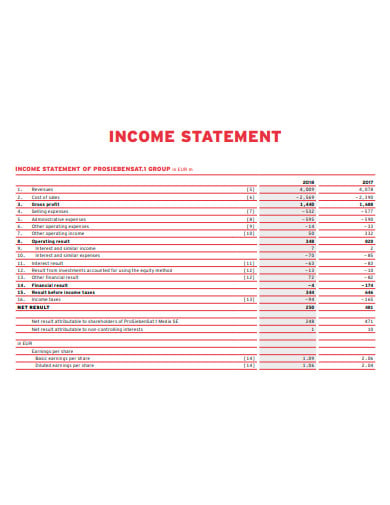 simple income statement