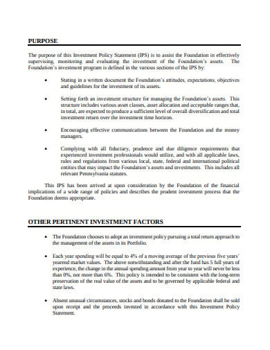 22-investment-policy-statement-templates-in-pdf-doc